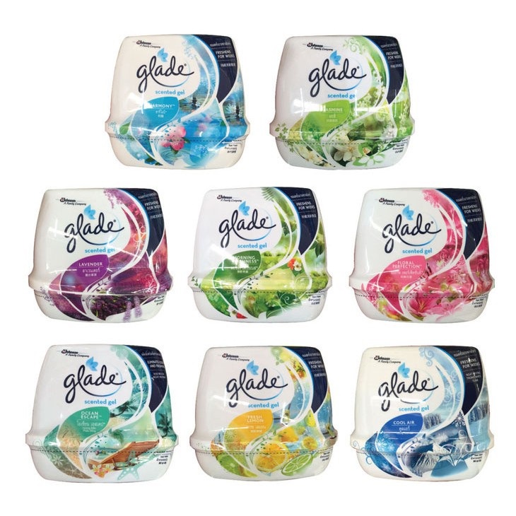 Glade Sáp thơm phòng khử mùi ô tô, toilet 180g Thái lan