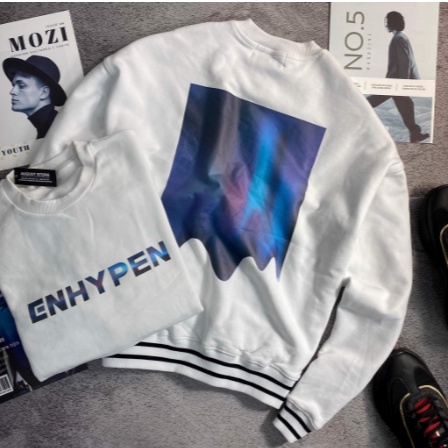 Áo nỉ ENHYPEN style Hàn Quốc xuất dư Hàn