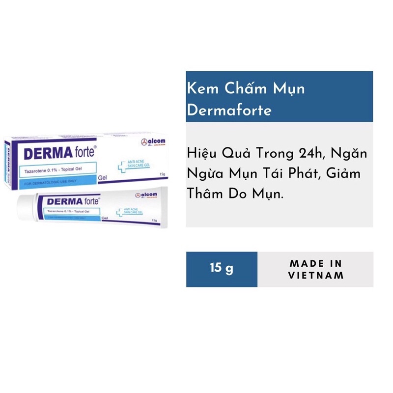 DERMA forte không lo về mụn