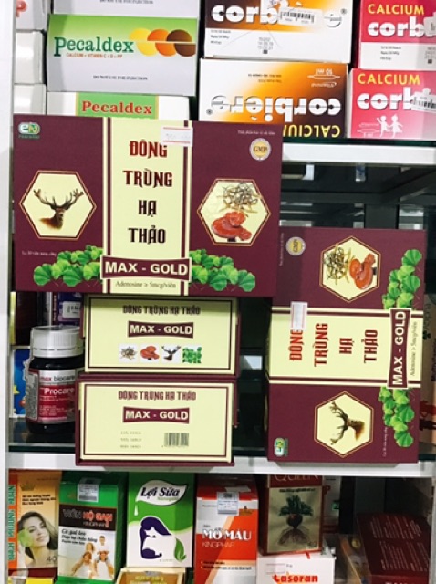 VIÊN UỐNG ĐÔNG TRÙNG HẠ THẢO MAX-GOLD (hộp 30 viên)