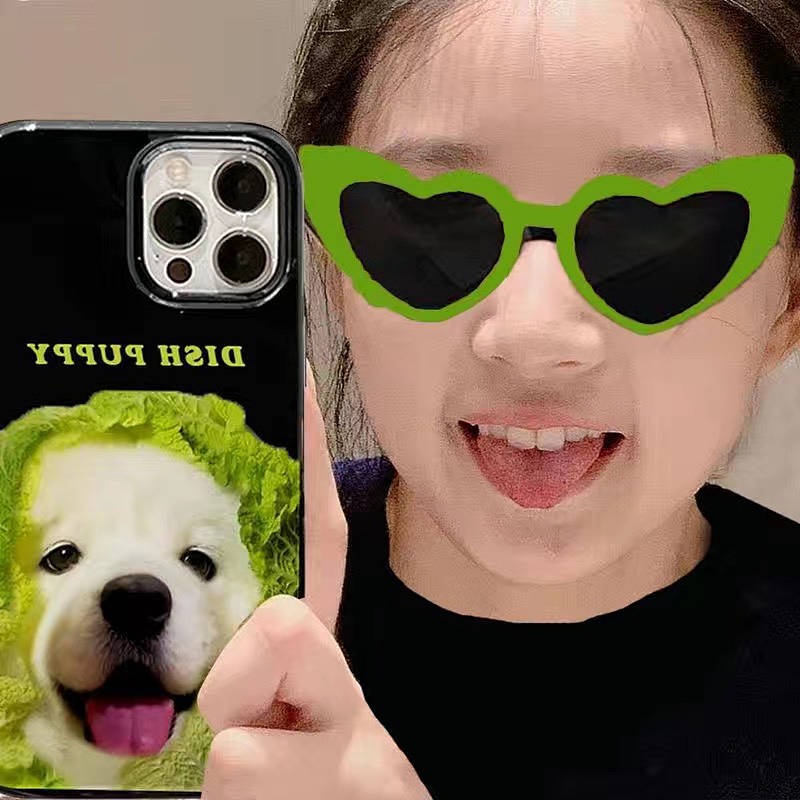 Niche Fashion Brand Cartoon Dog 14 Suitable for 13Promax Phone Case Iphone12 Apple 11 Black XR Female 8P 8qYN
