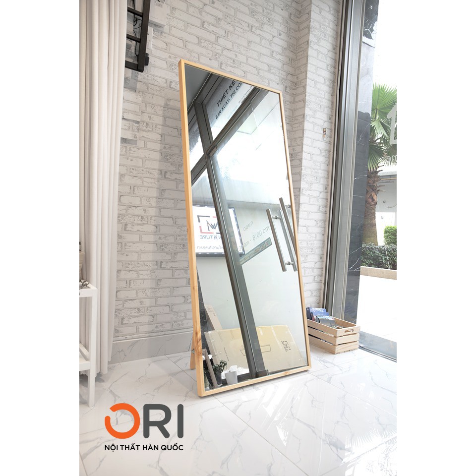 [ONLY HCM] Gương Soi Toàn Thân Hàn Quốc Khung Gỗ Size 60 - STANDING MIRROR - ORI NỘI THẤT HÀN QUỐC