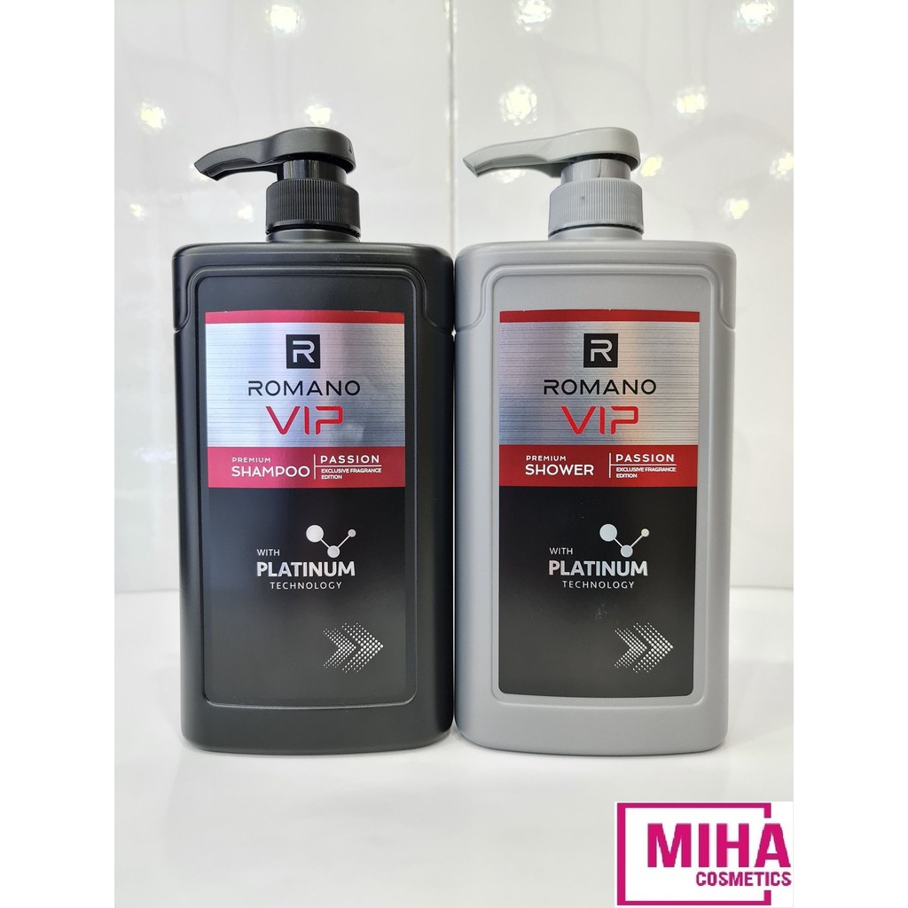 Sữa Tắm Dầu Gội Nước Hoa Cao Cấp Romano VIP 650g