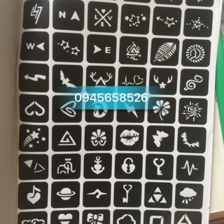 Mẫu hình xăm mini tatoo(1 quyển)