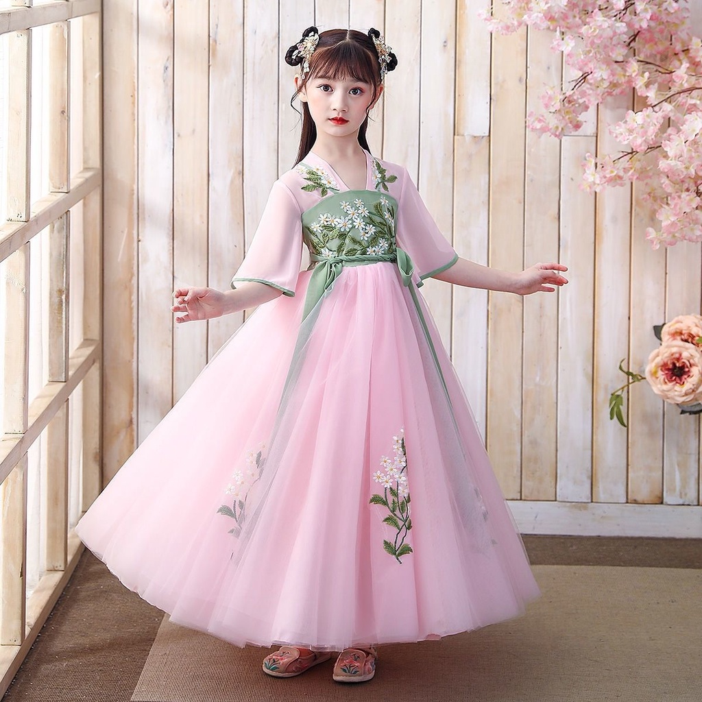 2023 Mới Bộ Đồ Ngắn Tay Thoải Mái Phong Cách Tang Cho Bé