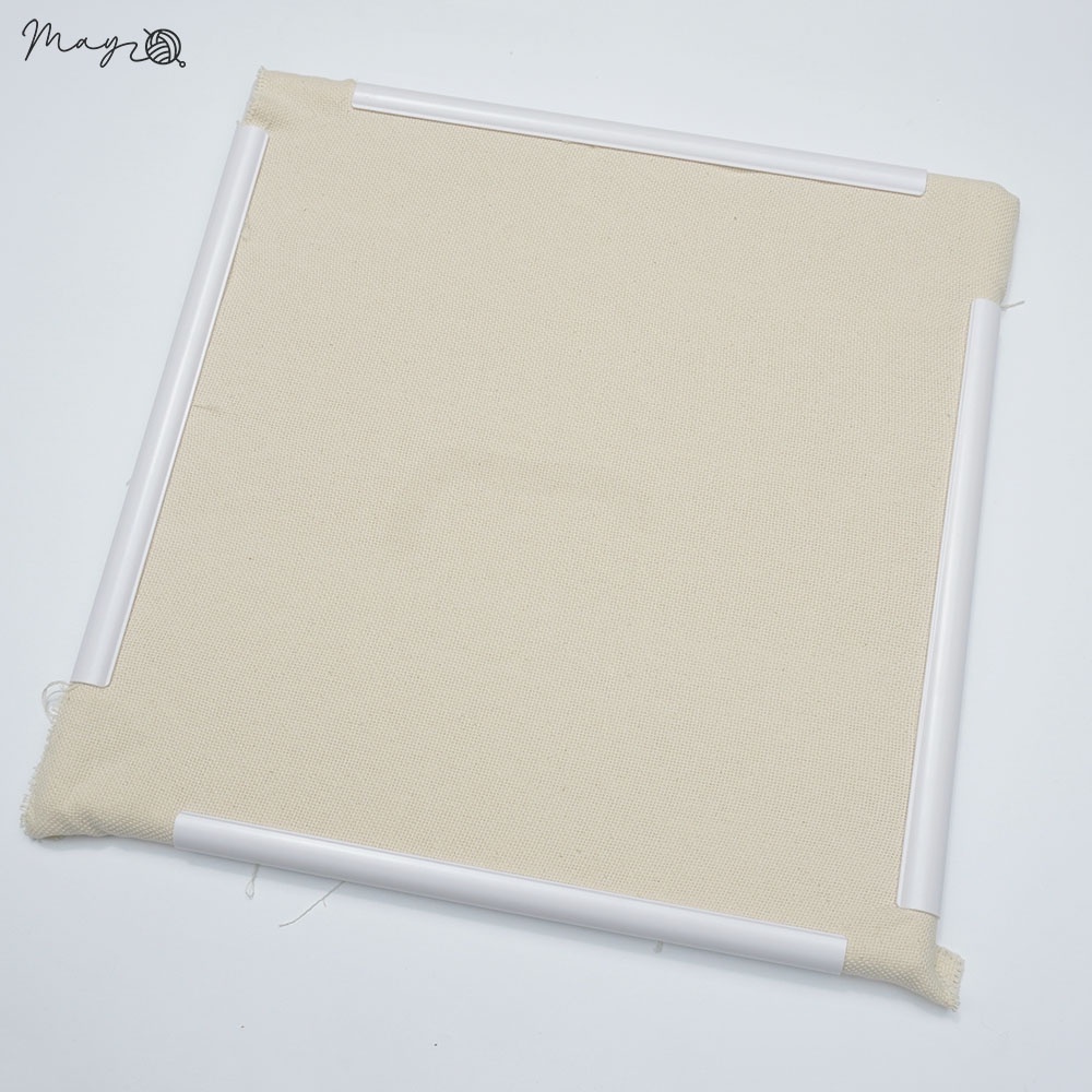 Khung căng vải bằng nhựa (vuông, chữ nhật) dùng trong Thêu nổi - Punch Needle