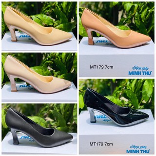 Giày vip gót nhọn cao 7cm mt179