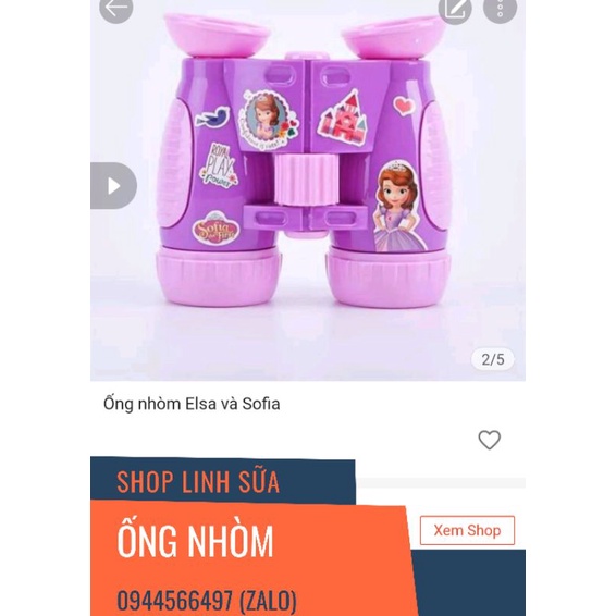 Ống nhòm Elsa và Sofia