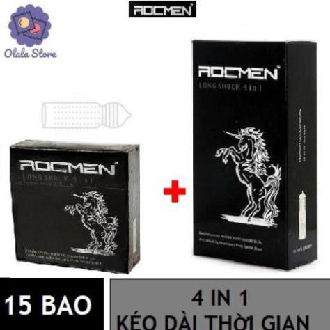 COMBO BAO CAO SU ROCMEN [COMBO SIÊU RẺ SIÊU HOT]   15 BAO CÓ GÂN GAI KÉO DÀI THỜI GIAN QUAN HỆ [ HÀNG CHÍNH HÃNG ]