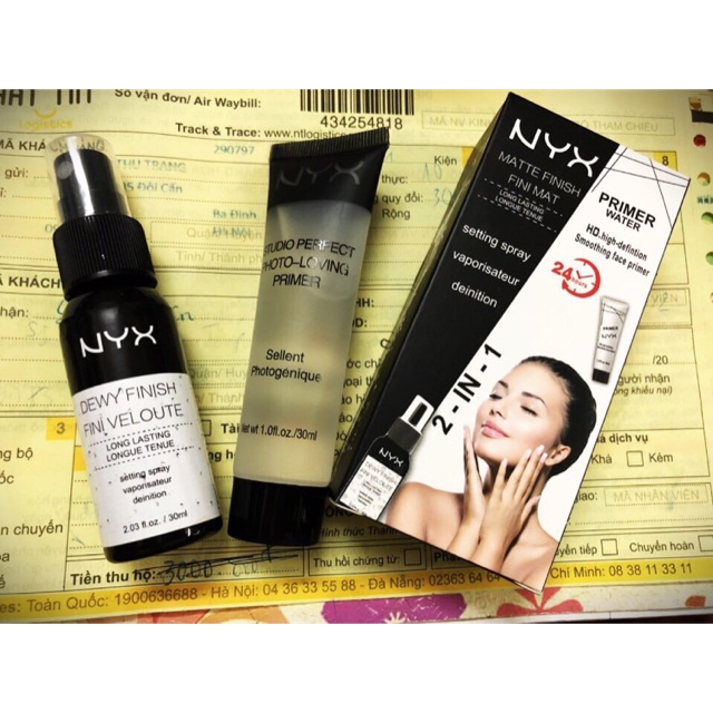 SET PRIMER VÀ XỊT KHOÁ LỚP MAKEUP