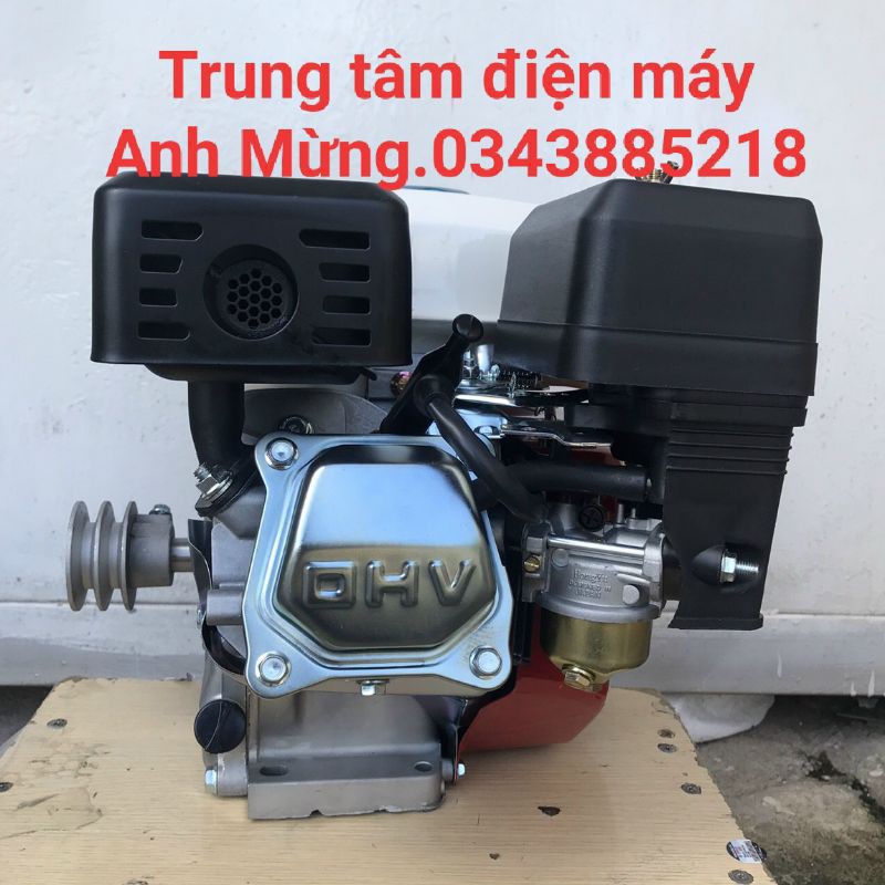 Động cơ xăng Honda GX-200, động cơ chạy xuồng, thiết kế cần giật tiện lợi