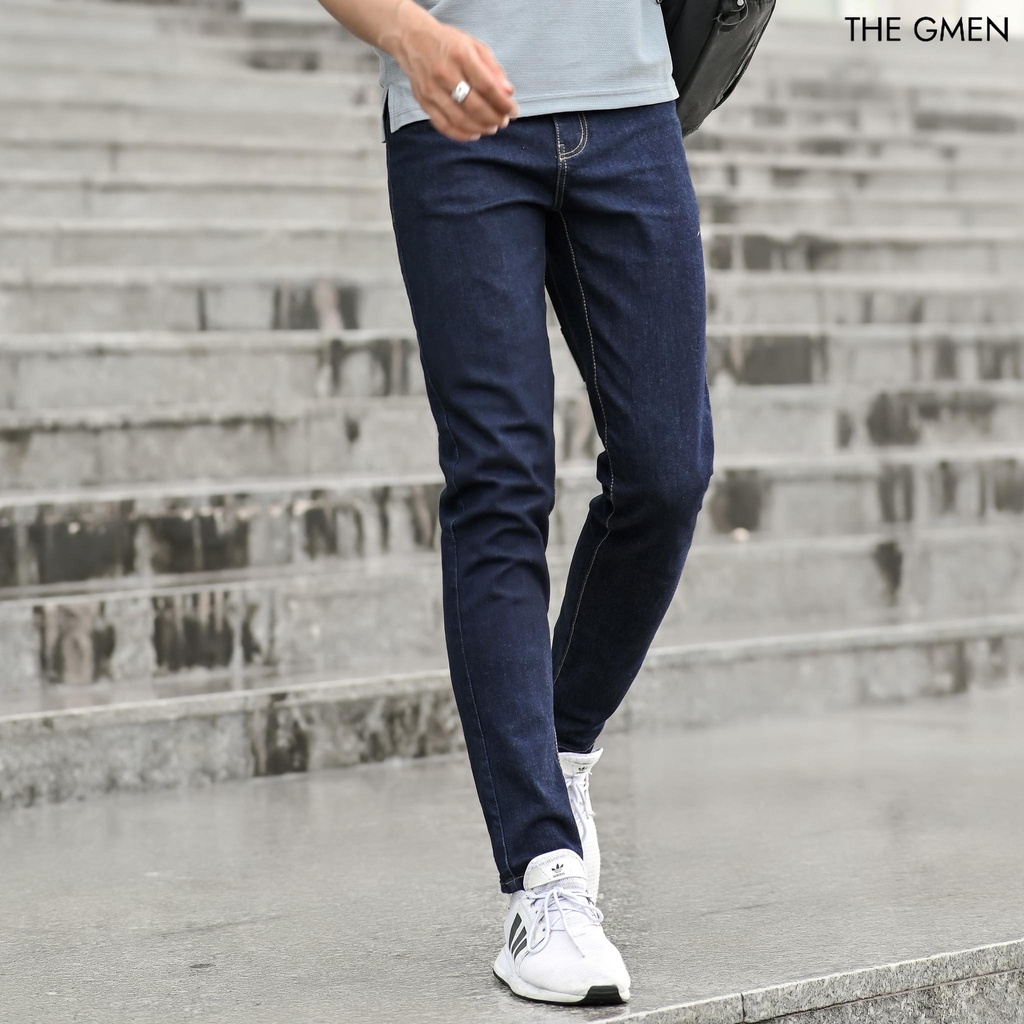Quần Jean Nam Rách Gối Đơn Giản Năng Động