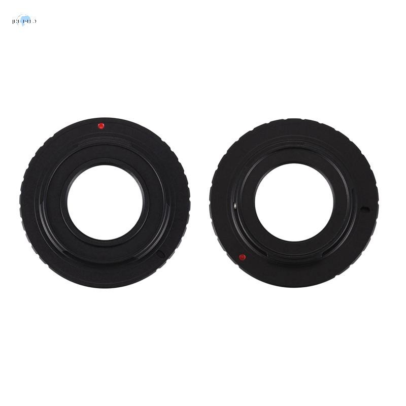 2 Chiếc Camera C Mount Lens Đen 16Mm C-Mount Cine Movie Lens, Vòng Adapter Camera, C-FX & C-N1 C-Nik