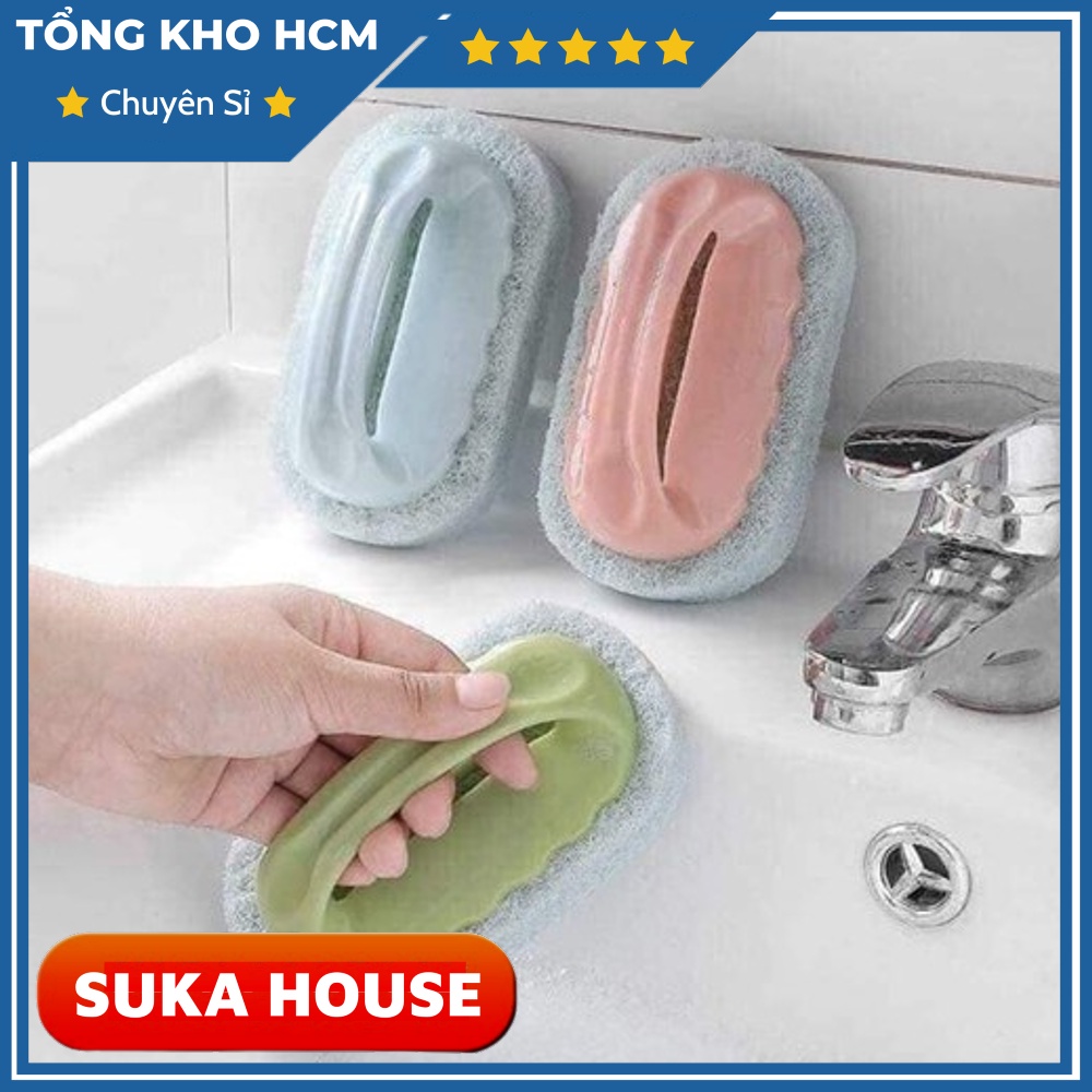 Bàn Chà Vệ Sinh Nhà Bếp Phòng Tắm Có Tay Cầm Chắc Chắn SUKAHOUSE H112