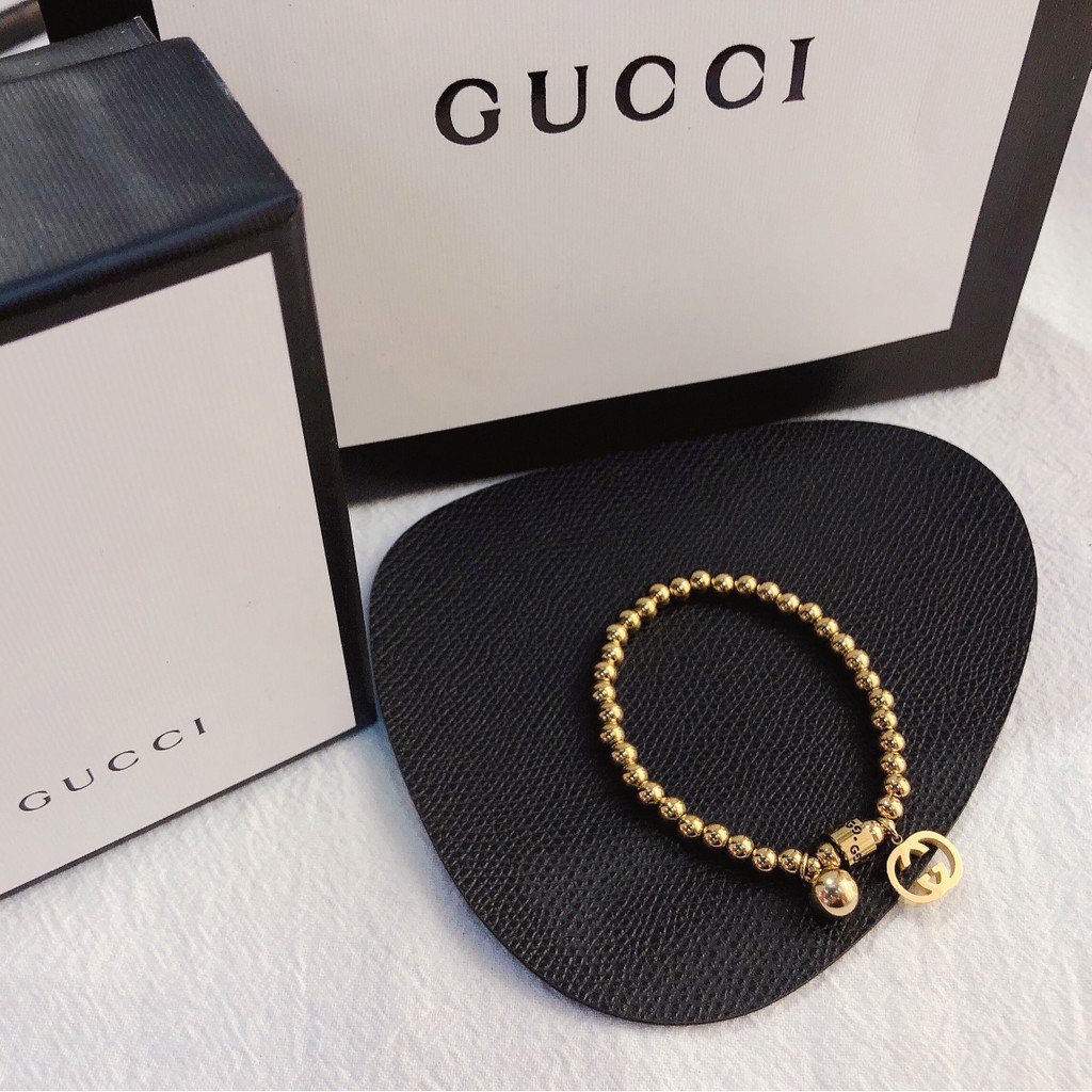 Vòng Tay Đính Hạt Gucci May Mắn