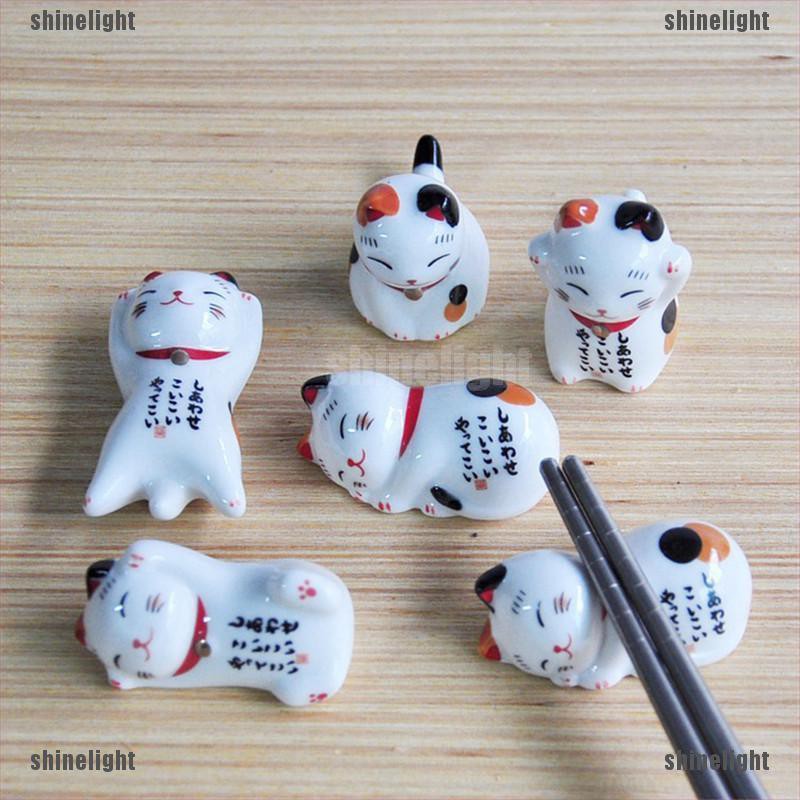 Đĩa Sứ Hình Mèo May Mắn Nhật Bản
