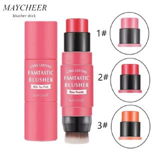 Thanh phấn má hồng lâu trôi Maycheer kèm cọ