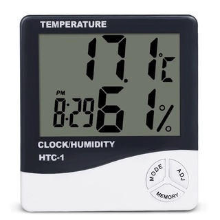 Đồng hồ đa năng htc-1: đo nhiệt độ , độ ẩm và báo thức