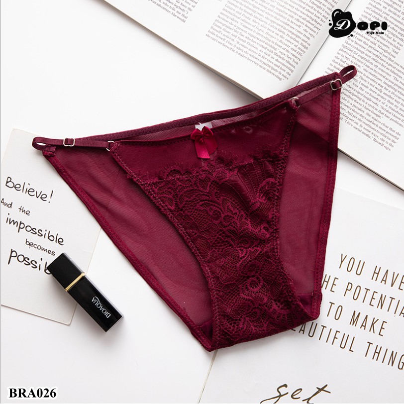 (BRA026) Quần lót nữ quần chíp nữ cạp dây gợi cảm sexy chất liệu ren cao cấp | BigBuy360 - bigbuy360.vn