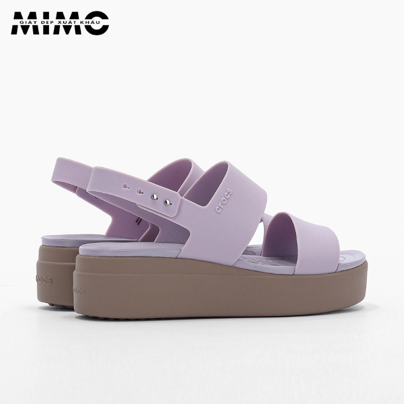 Sandal 5p Brooklyn màu tím êm mềm nhẹ, bền đẹp cho nữ