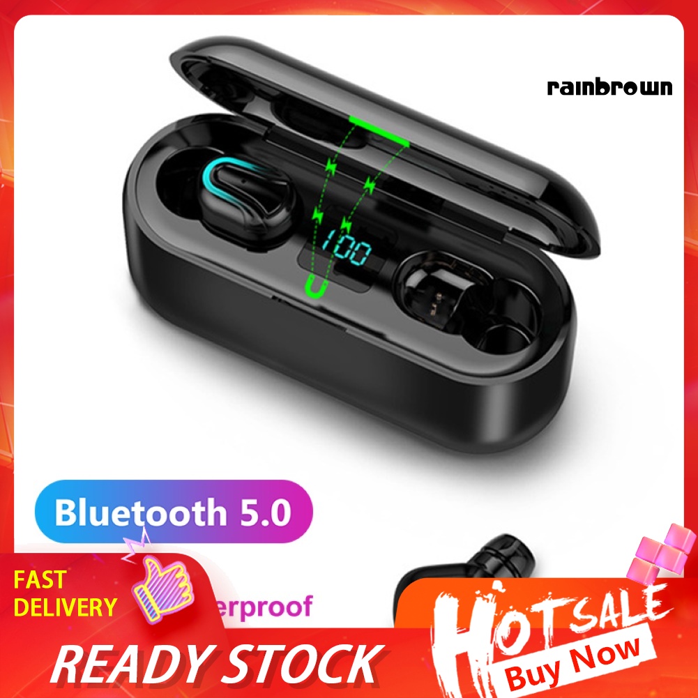 Tai Nghe Nhét Tai Bluetooth 5.0 Không Dây / Rej / Q32-1 Tws Kèm Hộp Sạc