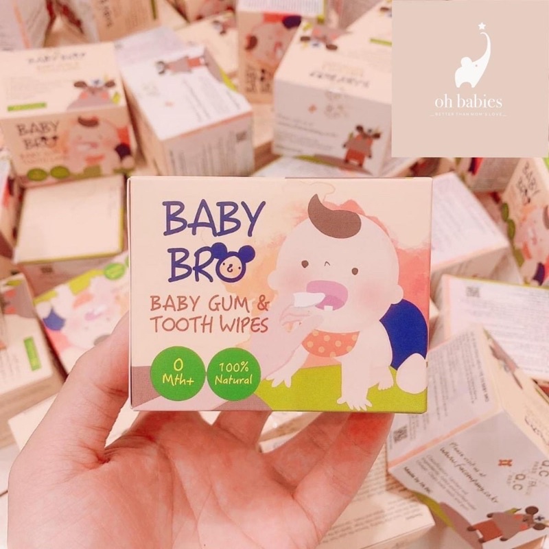 Gạc rơ lưỡi BabyBro Hàn Quốc - Hàng chính hãng [OH BABIES]