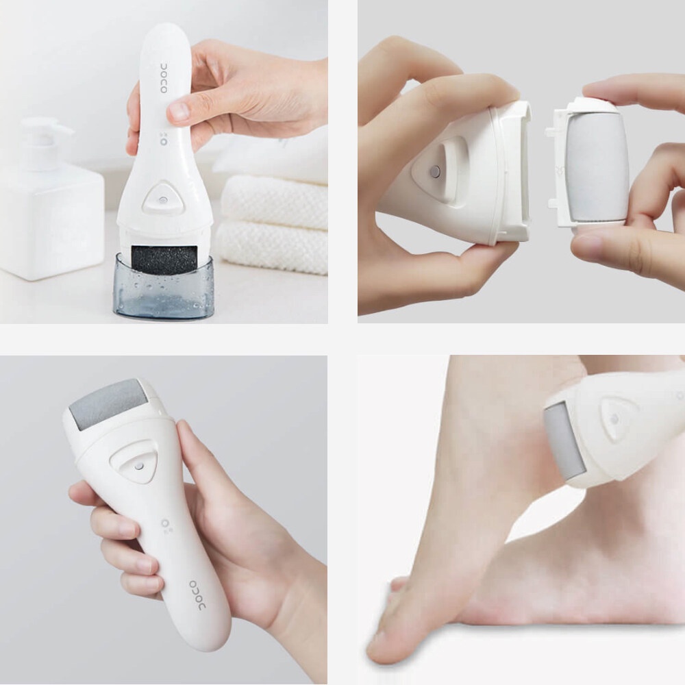 Máy chà gót chân Doco Xiaomi - Tặng Kem Dưỡng - Chống nước IPX6 - Hàng Chính Hãng - Bảo Hành 1 năm