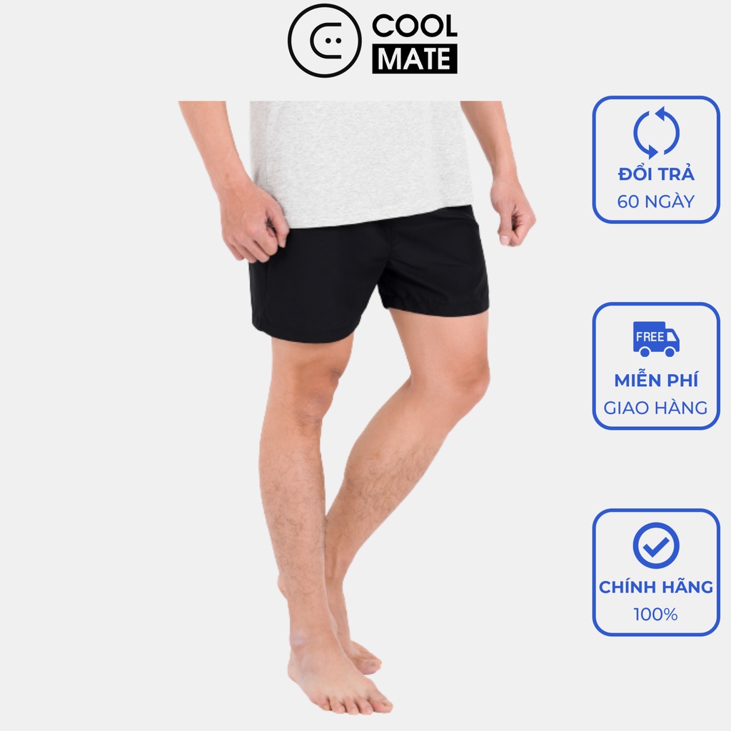 Quần Shorts mặc nhà Coolmate Basics Màu Đen