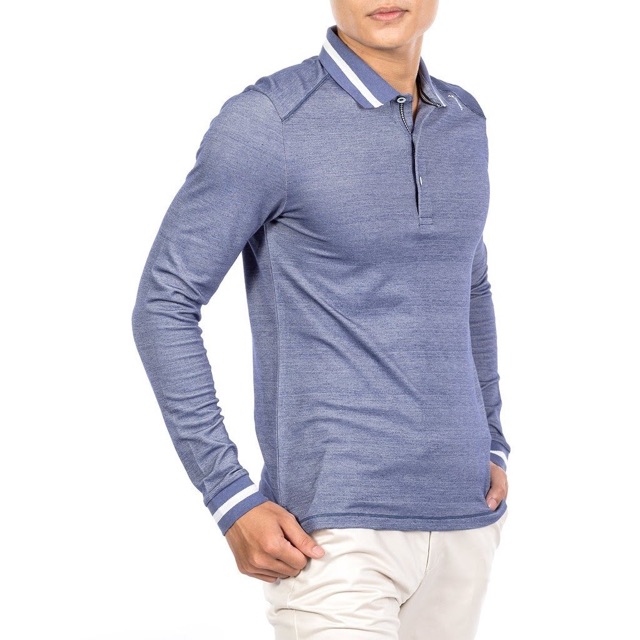 [SALE 40%] Áo polo dài tay Aristino ALP17-01 tinh tế lịch lãm | BigBuy360 - bigbuy360.vn
