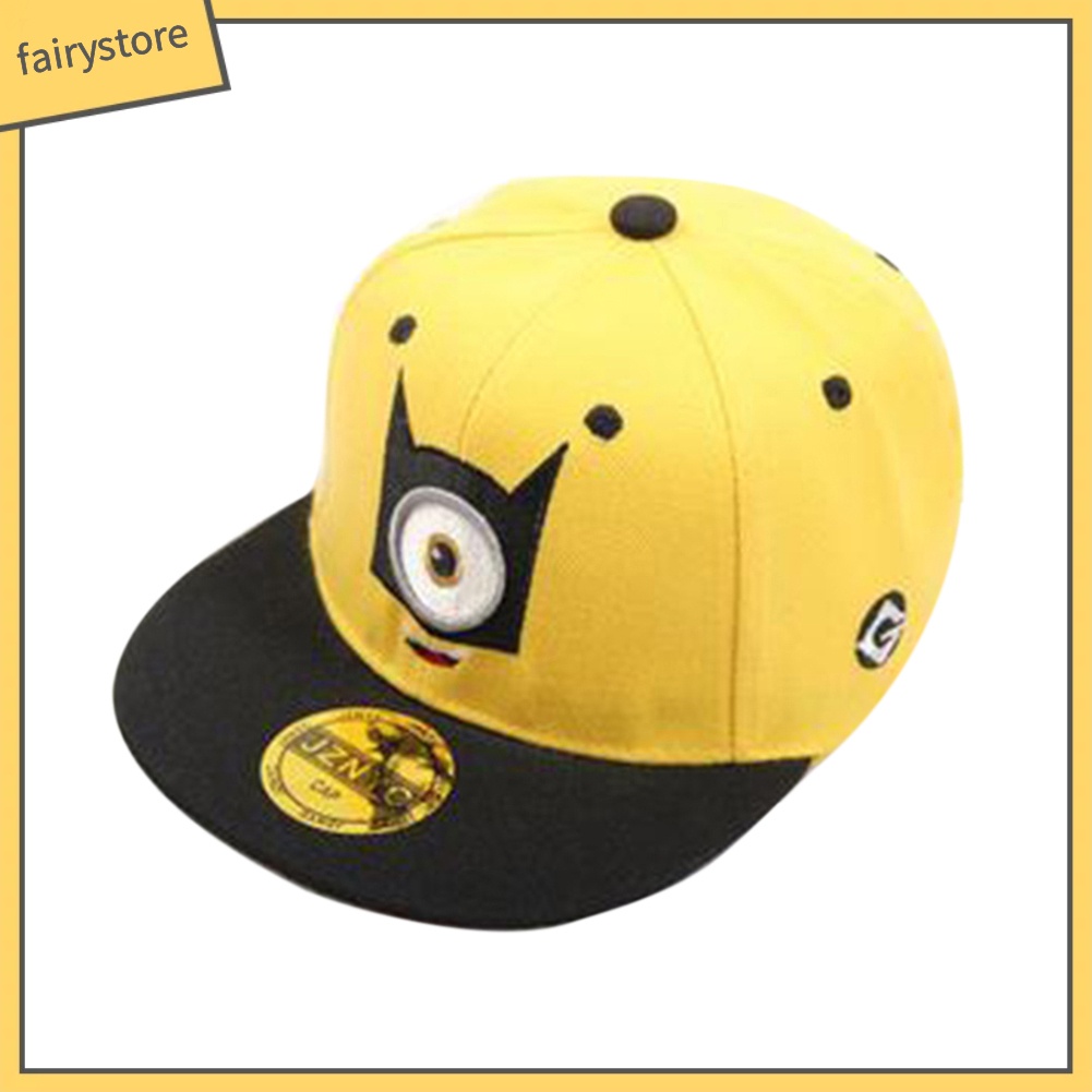Mũ Snapback Hoạ Tiết Hoạt Hình Dễ Thương Cho Bé
