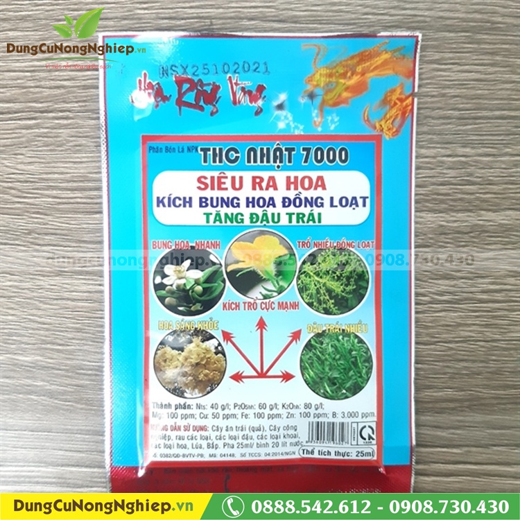 THC Nhật 7000 siêu ra hoa