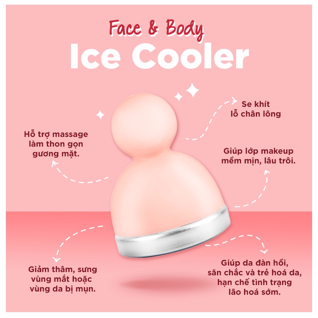 Thanh Lăn Lạnh Se Khít Lỗ Chân Lông Emmié Face &amp; Body Emmie by Happy Skin cây