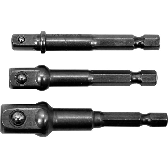 Bộ đầu vít chuyển đổi 1/4 inch 3 chi tiết Yato YT-04685