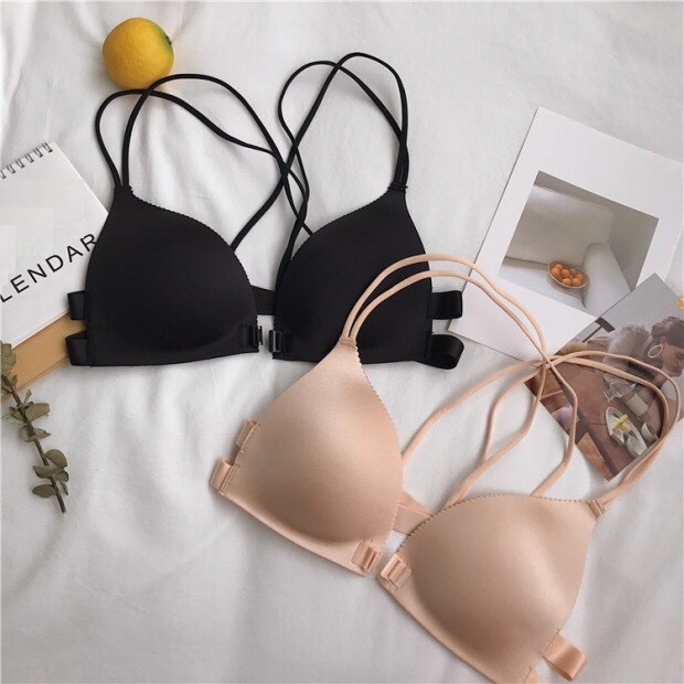 Áo Bra 2 Dây Cài Trước Đệm Bàn Tay Nâng Ngực 810 Mảnh Dáng Siêu Hót