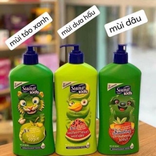 Sữa tắm gội suave kid 532ml
