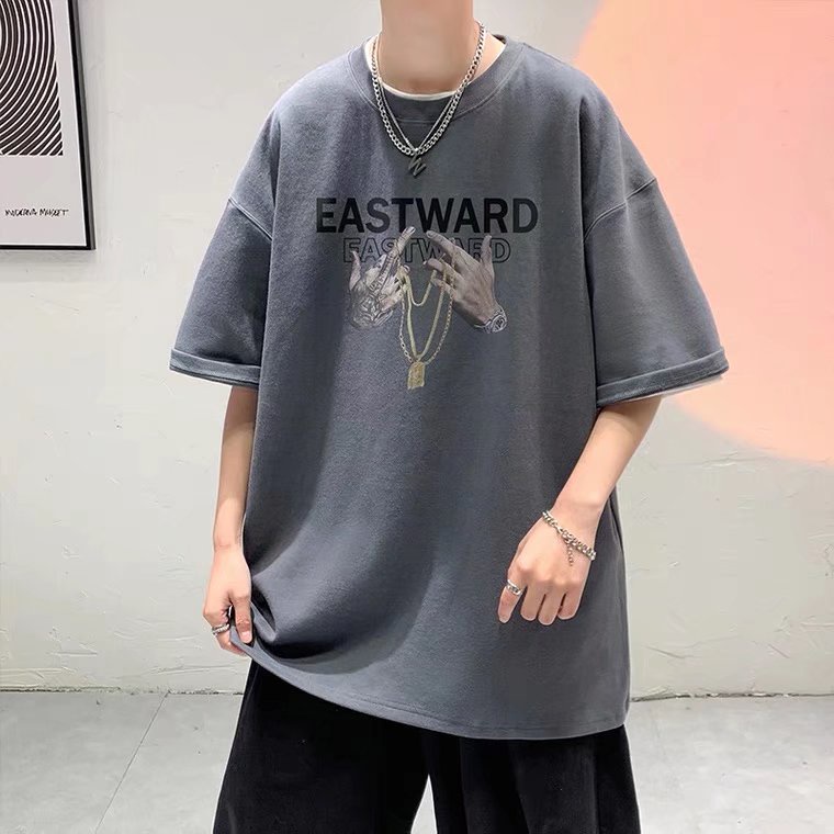 Áo Thun Tay Ngắn In Họa Tiết Dây Xích Vàng 2022 Phong Cách Hip Hop Harajuku Thời Trang Mùa Hè Cho Nam Và Nữ