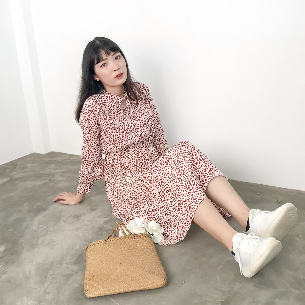 Đầm hoa dài Belit