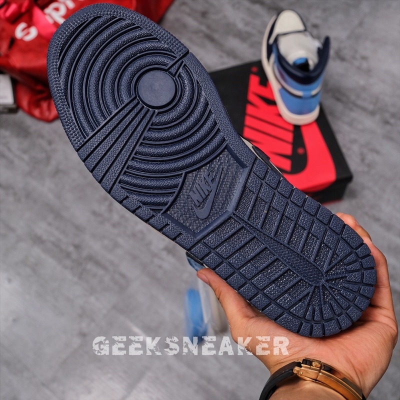 [GeekSneaker] DEAL HOT - Giày Sneaker Jordan 1 High Obsidian