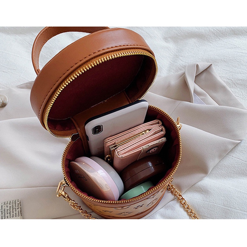 Túi đeo chéo vai họa tiết dập nổi thời trang sành điệu cho nữ