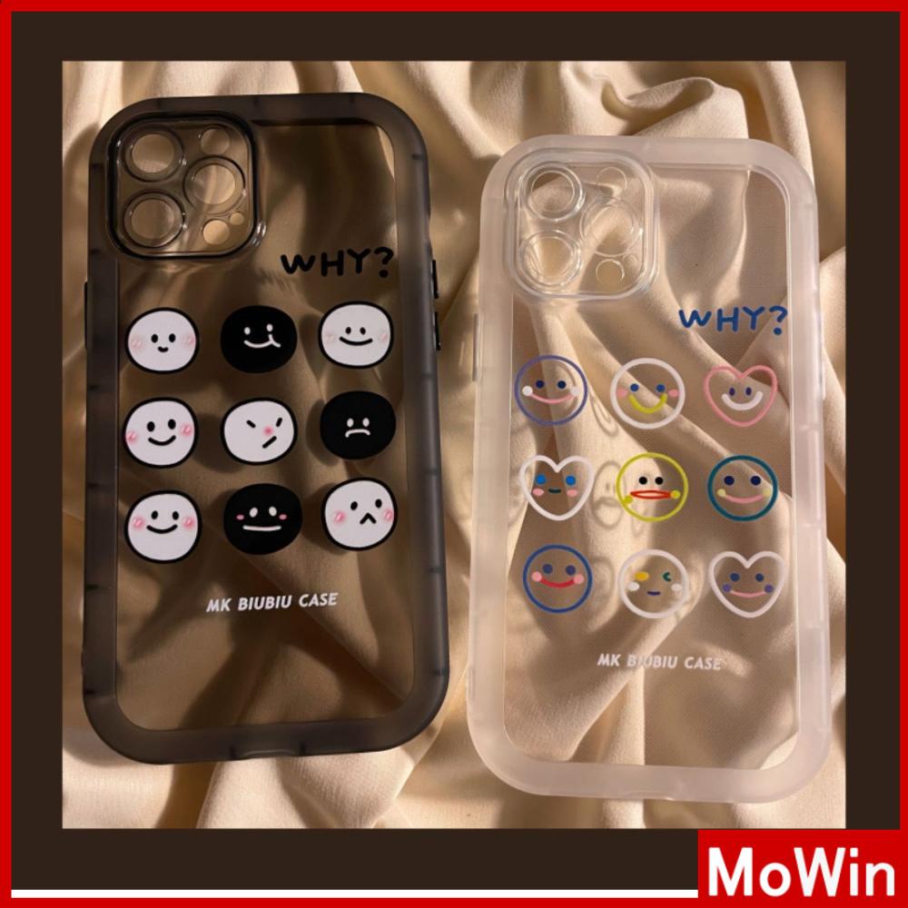 Ốp Điện Thoại Silicon Trong Suốt Chống Sốc In Hình Mặt Cười Cho Iphone 11 Pro Max 13 Pro Max 12 Pro Max 7Plus Xr Xs Max
