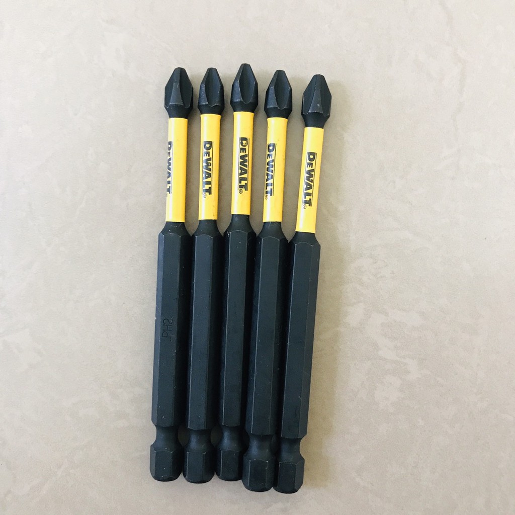 Bộ 5 Mũi Vít DeWalt Có Từ Ph2 Nhập Mỹ