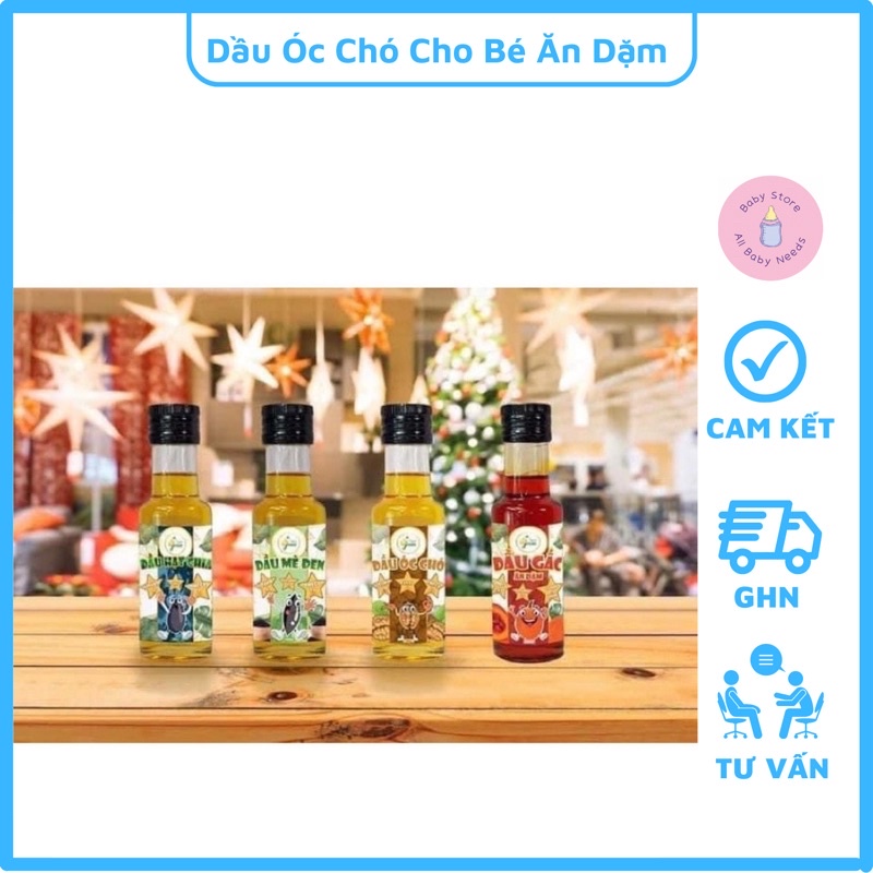 Dầu Óc Chó Nguyên Chất Cho Bé Ăn Dặm 60ml