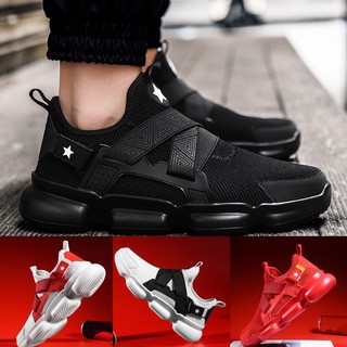 Fashion Men Sports Shoes Mesh Breathable Casual Sneakers Students Running Shoes