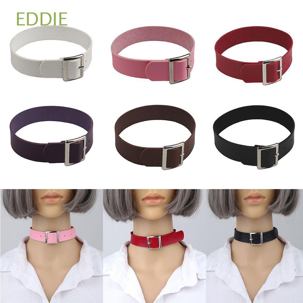 Vòng cổ choker da PU phong cách Harajuku thời trang chất lượng cao