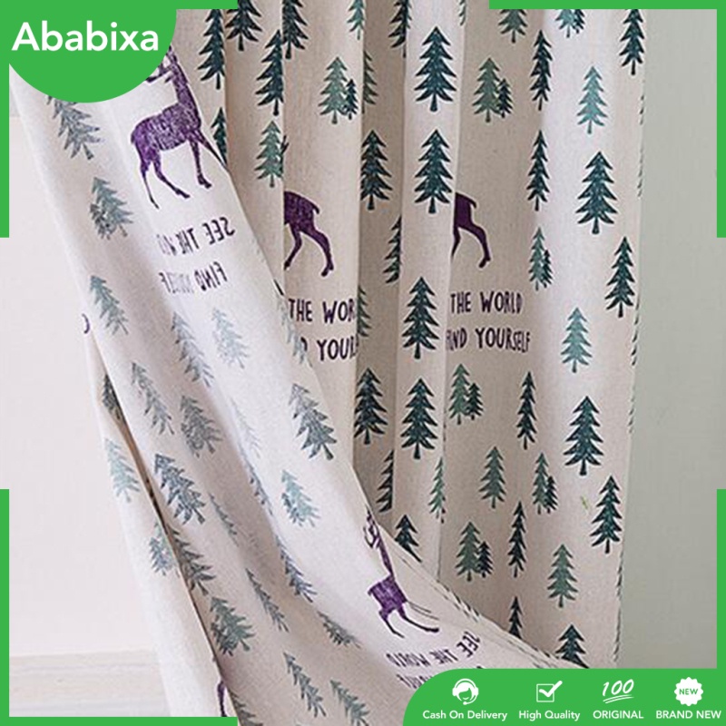 [Ababixa] Rèm Cửa Sổ Mỏng Bán Voile Nhỏ Có Thể Tùy Chỉnh Cho Nhà Bếp - Tất Cả Các Kích Cỡ Lựa Chọn