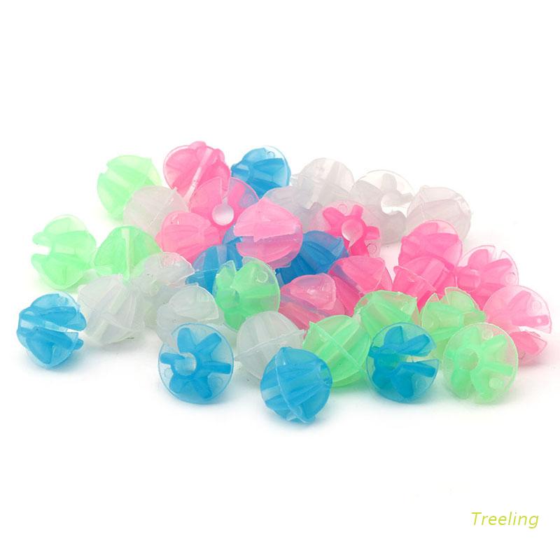 Set 36 Hạt Nhựa Phát Quang Nhiều Màu Sắc Gắn Căm Xe Đạp Trang Trí