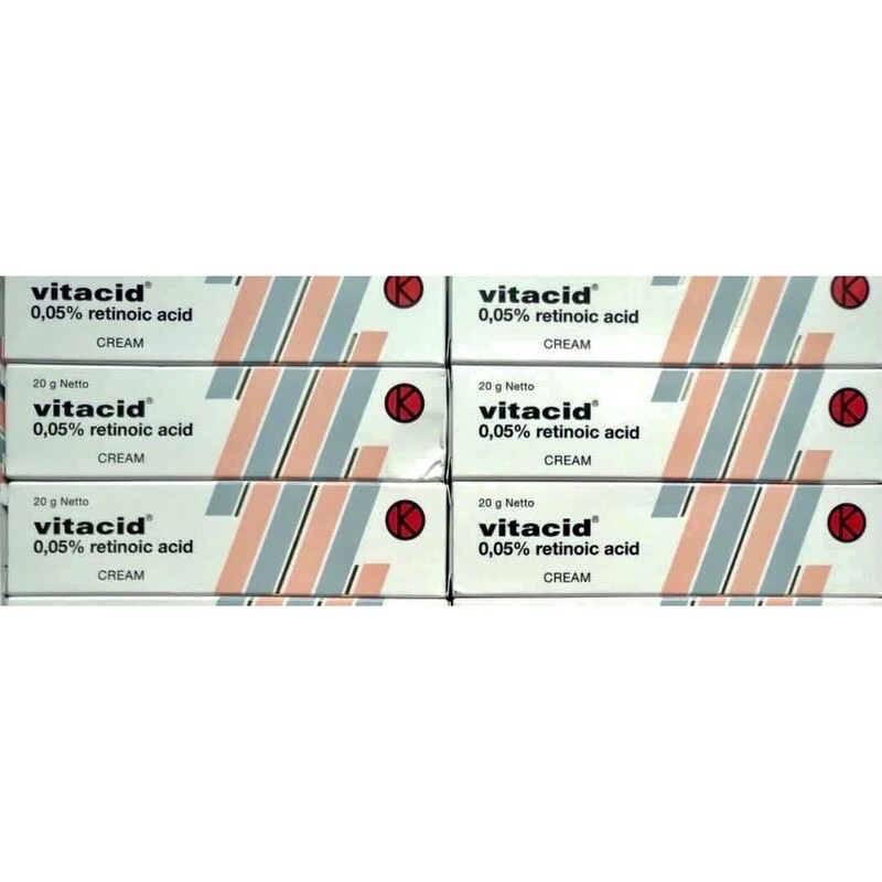 Vitacid Tretinoin Aret Acnetine cream giảm mụn trẻ hoá da