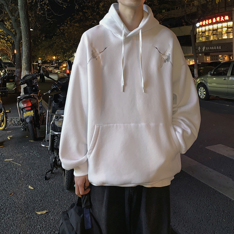 Áo hoodie phong cách Hàn Quốc có nón tay dài hợp thời trang cho nam