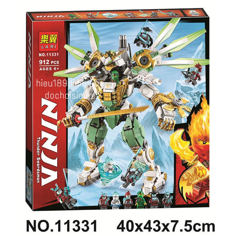 Lắp ráp xếp hình siêu robot Titan Mech của Lloyd 70676 lari 11331