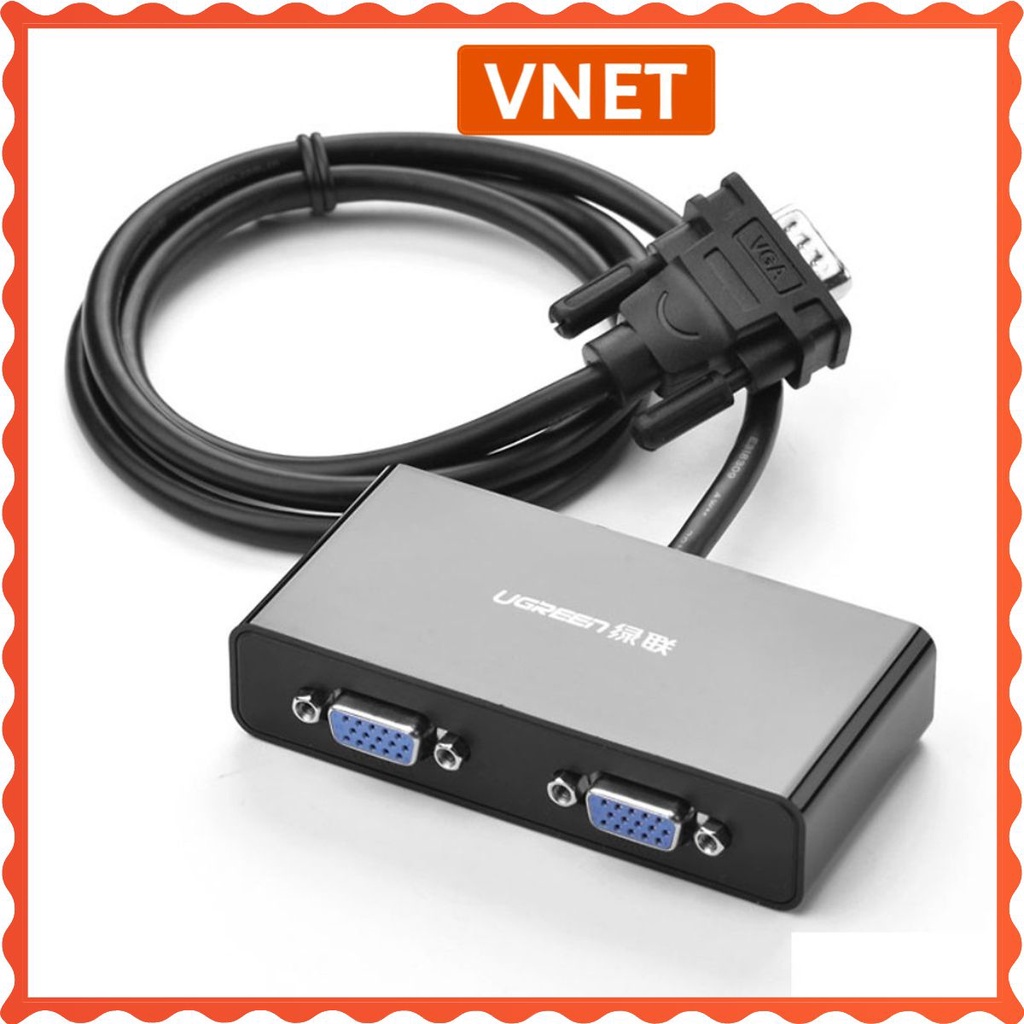Cáp Chia Cổng Bộ chia VGA 1 Ra 2 Ugreen 20918 Chính Hãng